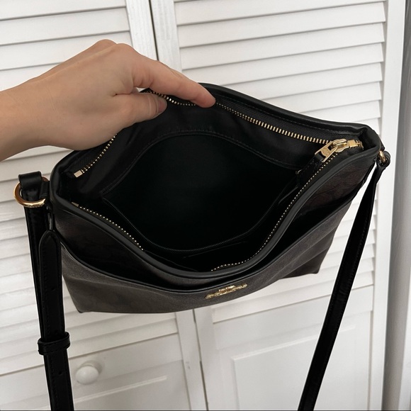 Coach Rowan File Crossbody Signature Monogram Bag Brown - Picture 11 of 15